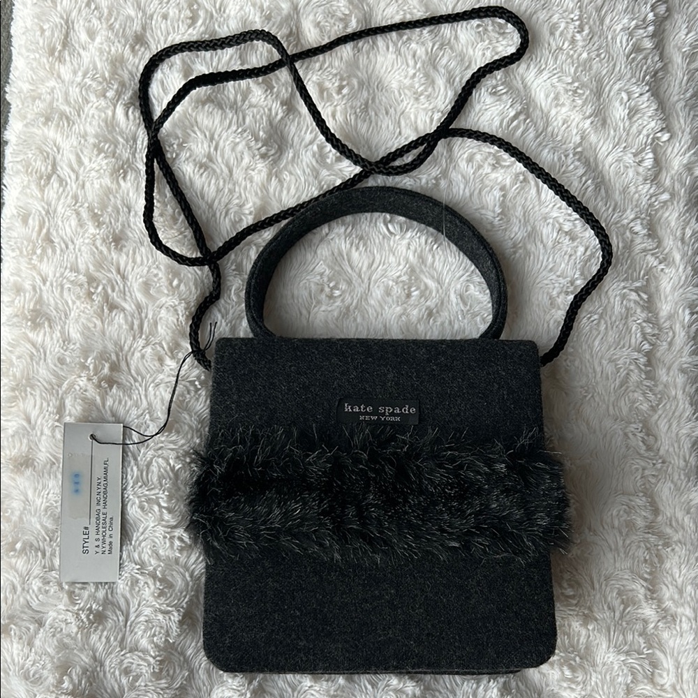 Kate Spade Black Crossbody Bag Sleek Minimalist Design